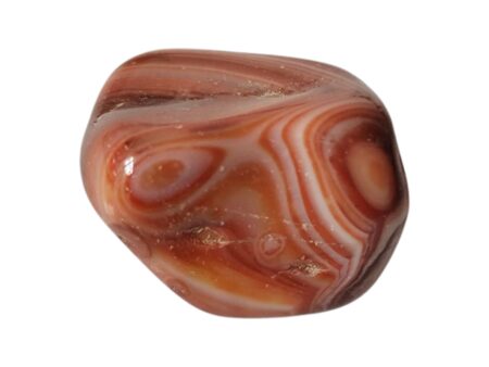 Orange agate tumble
