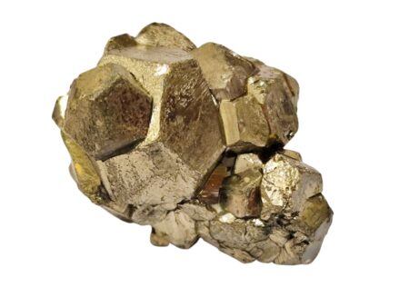 Pyrite crystal cluster with the size of 33 x 20 x 24mm, locality of this specimen is from Peru.