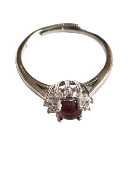 Garnet dress ring