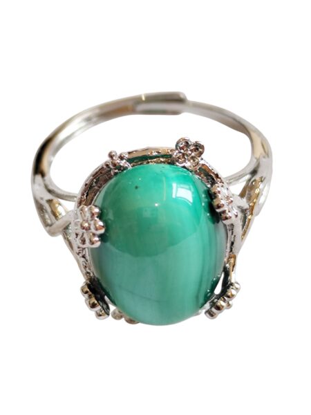 Malachite Cabochon Dress Ring