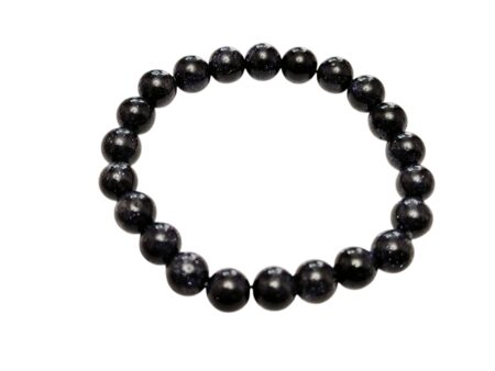 Blue goldstone bracelet 10mm