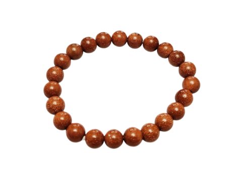Goldstone bracelet 8mm