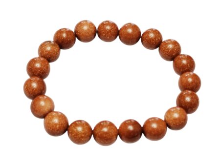 Goldstone bracelet 10mm