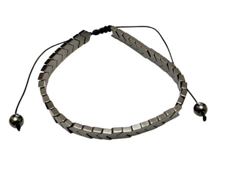 Hematite adjustable bracelet 5mm