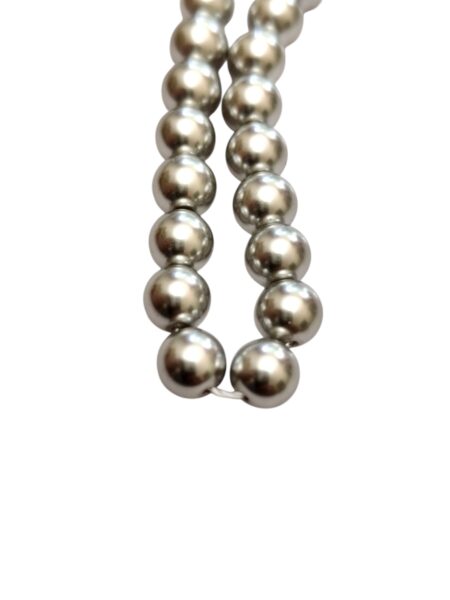 Grey Shell pearl bead string, 6mm, 40cm