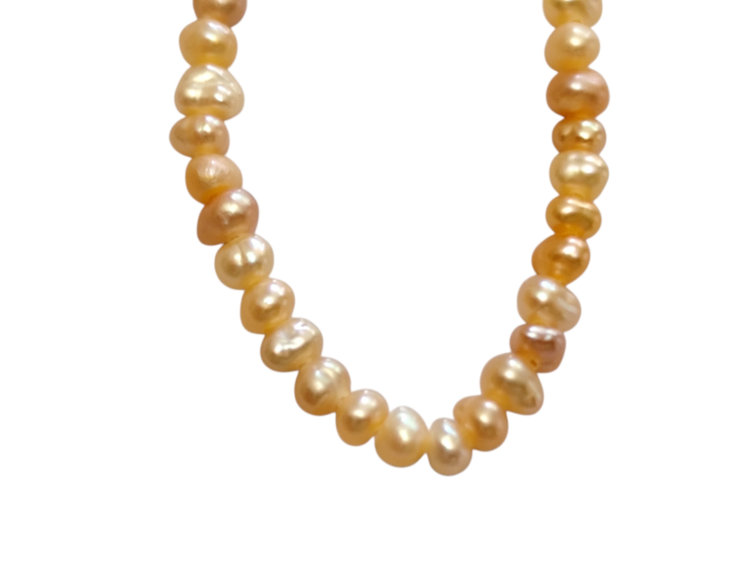 Apricot potato pearl, Approximately 2-3mm in size, 35 cm