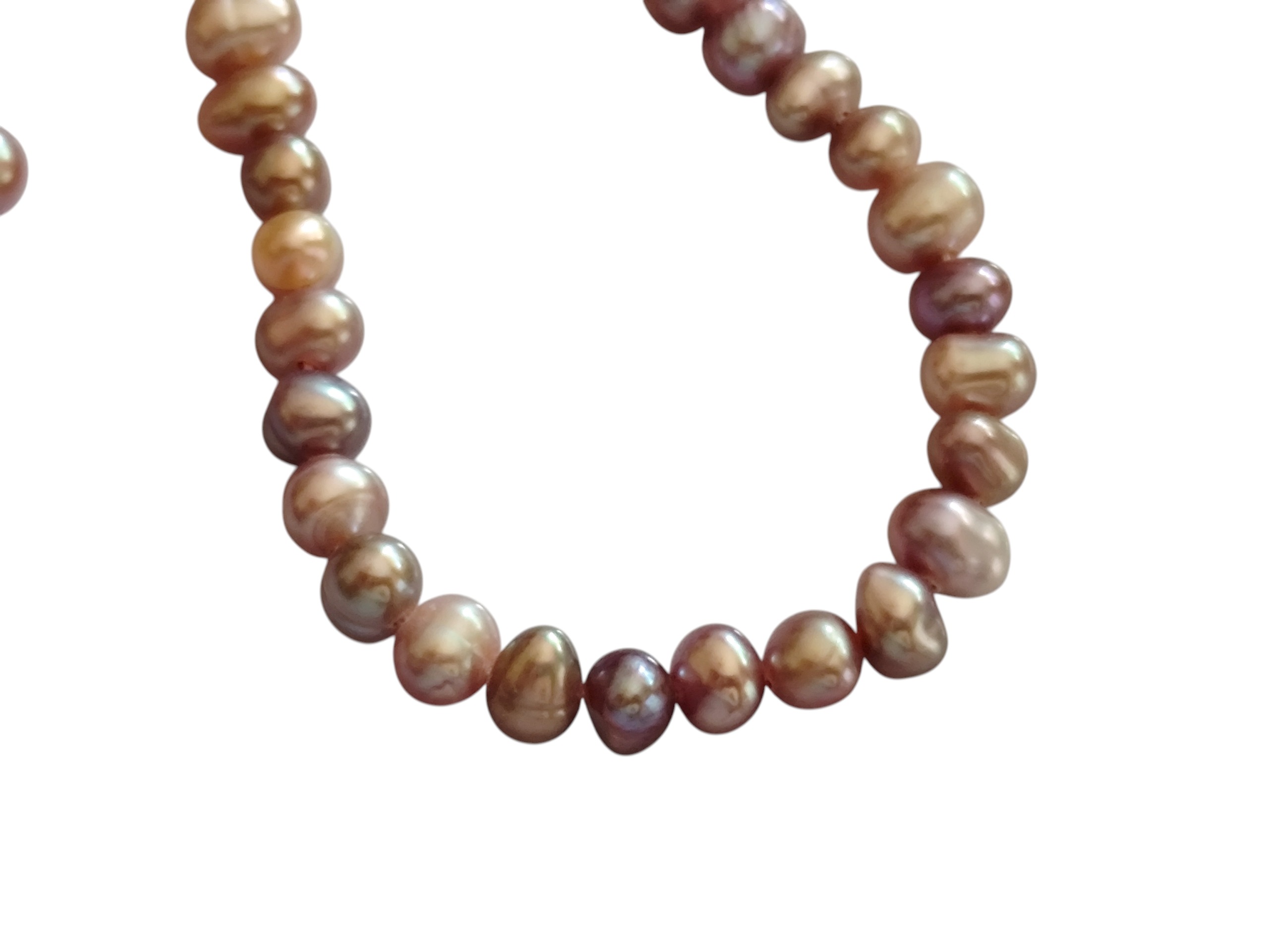 Dark Dusty Pink pearl, Approximately 4-5mm in size, 35 cm - Image 2