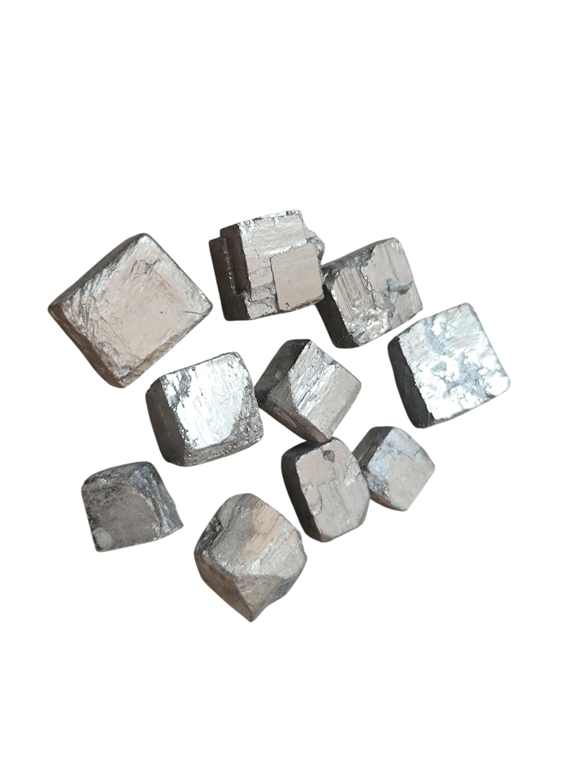 Rough Pyrite cubes, Spain, 6-12mm - Image 2