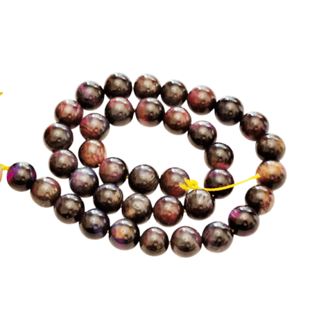 Galaxy Tigers eye bead string, 10mm, round, 39cm