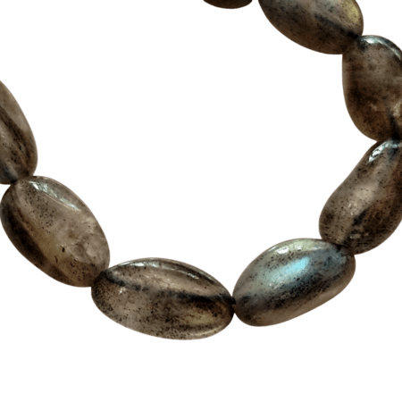 Labradorite freeform bead string, 39cm