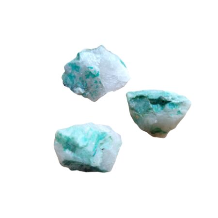 Ajoite/chrysocolla rough from Musina, 20-40mm
