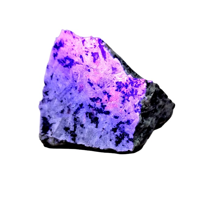 Nepheline under uv light