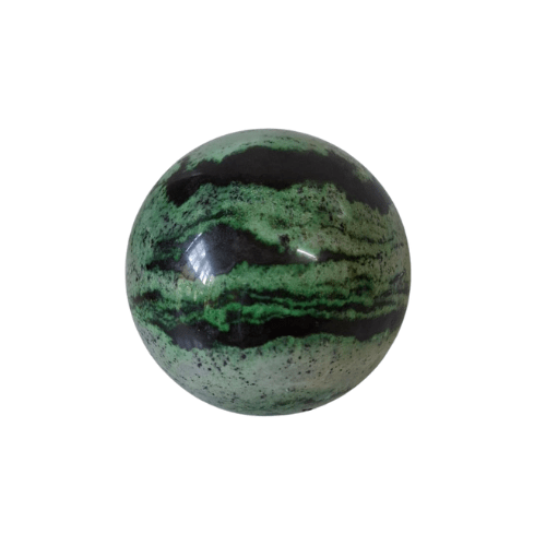 Transvaal Jade sphere, 11cm in diameter