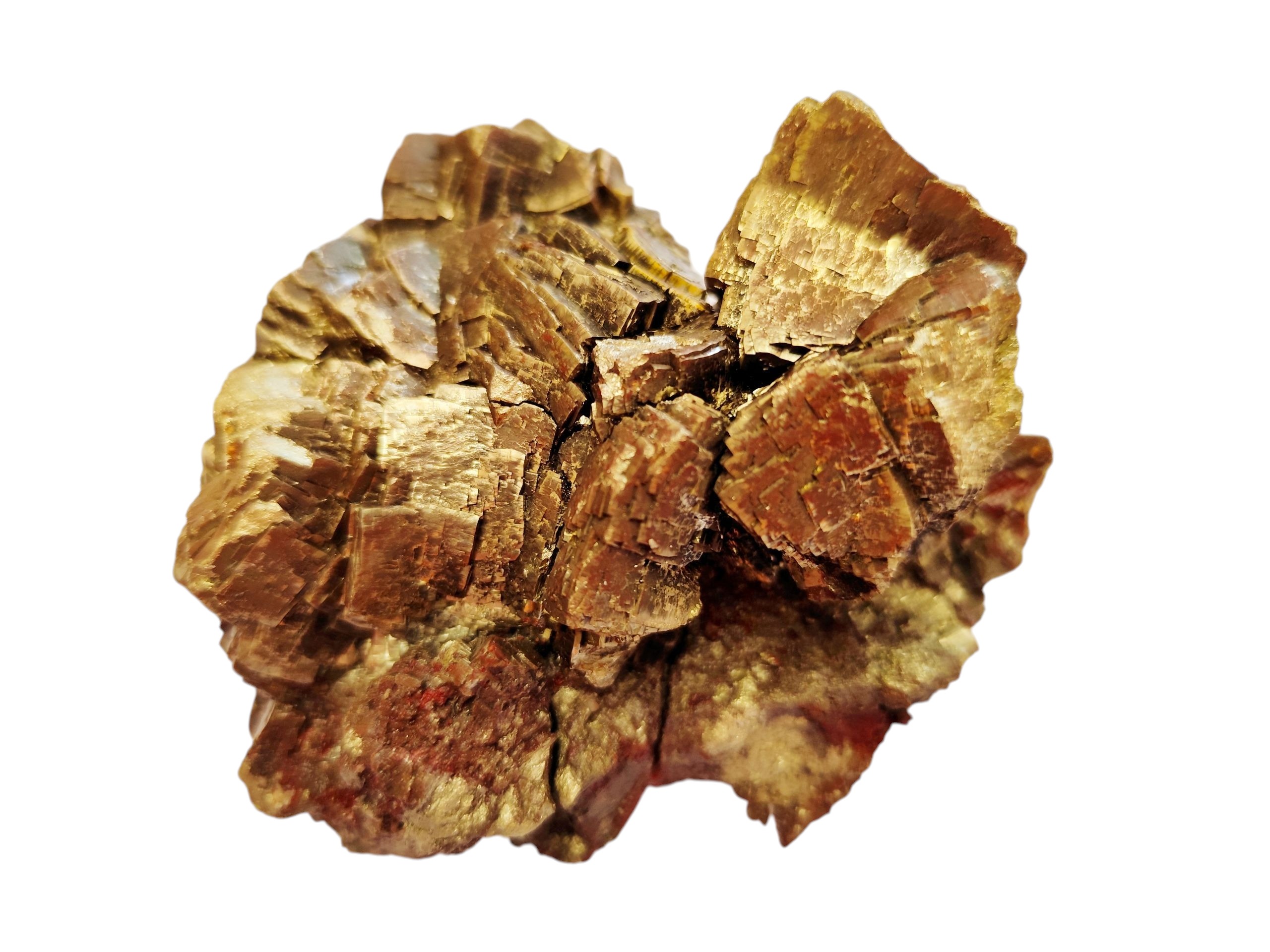 Pyrite crystal cluster, Kalahari Manganese Field, 8.8cm