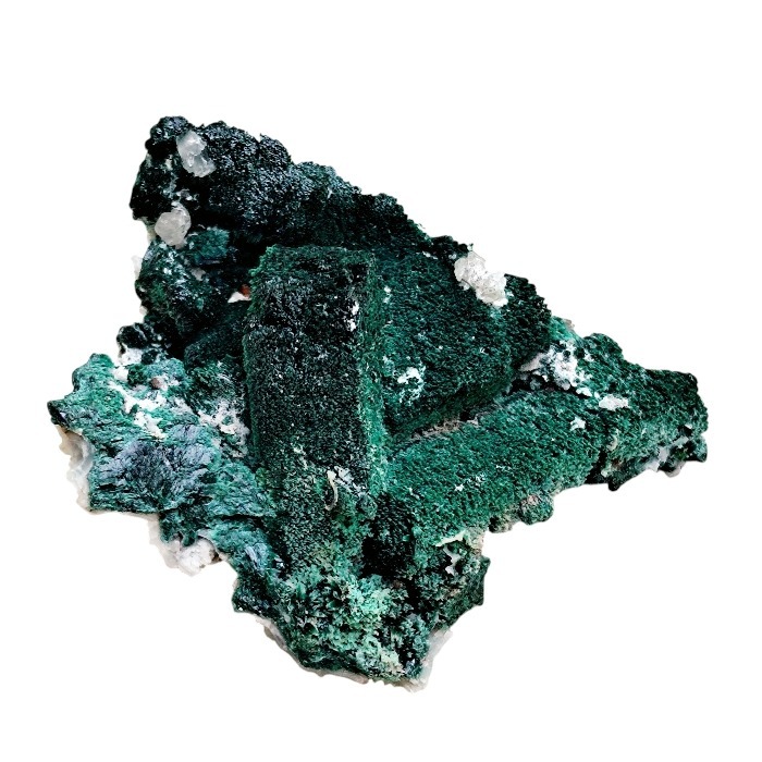 Lustrous Malachite Pseudomorph after Azurite – Onganja Mine, Namibia (58mm)