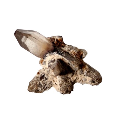Champagne Topaz on Microcline Matrix – Spitzkoppe, Namibia