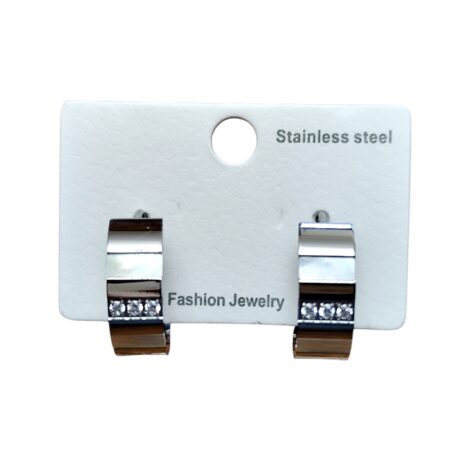 Stainless Steel Large Huggies Earrings, 20mm