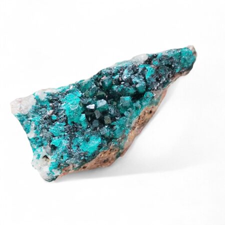 Elongated Dioptase Crystal cluster – 49 mm