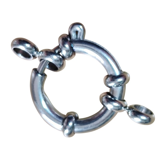 Stainless steel signoretti clasp, 16mm
