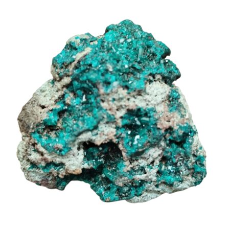 Assorted Dioptase crystal cluster, Tsumeb, 3-6cm