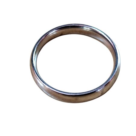 Assorted  4mm stainless steel ring (Silver)