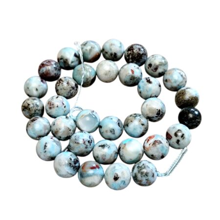 Larimar 12.4mm bead string, 39.8cm