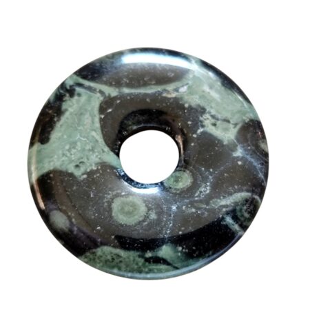 Kambaba Jasper donut, 34mm with 8mm diameter hole