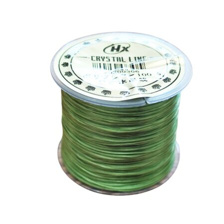 Premium Japanese Stretch Crystal Line – 0.8mm (approx. 50m Roll), Green
