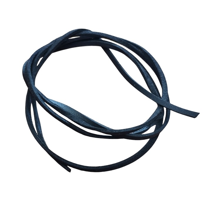 Premium Faux Leather Cord – 2mm (1 Meter) Dark brown