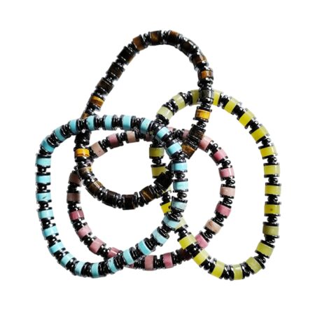 Heishi Bracelet, Various colours, 6mm wide