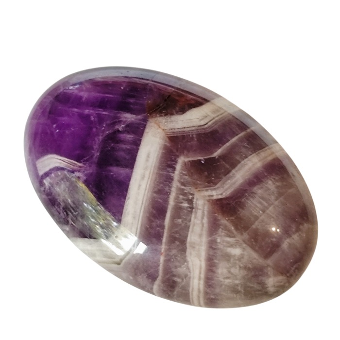 Amethyst Polished Oval Pocket Stone (60mm)