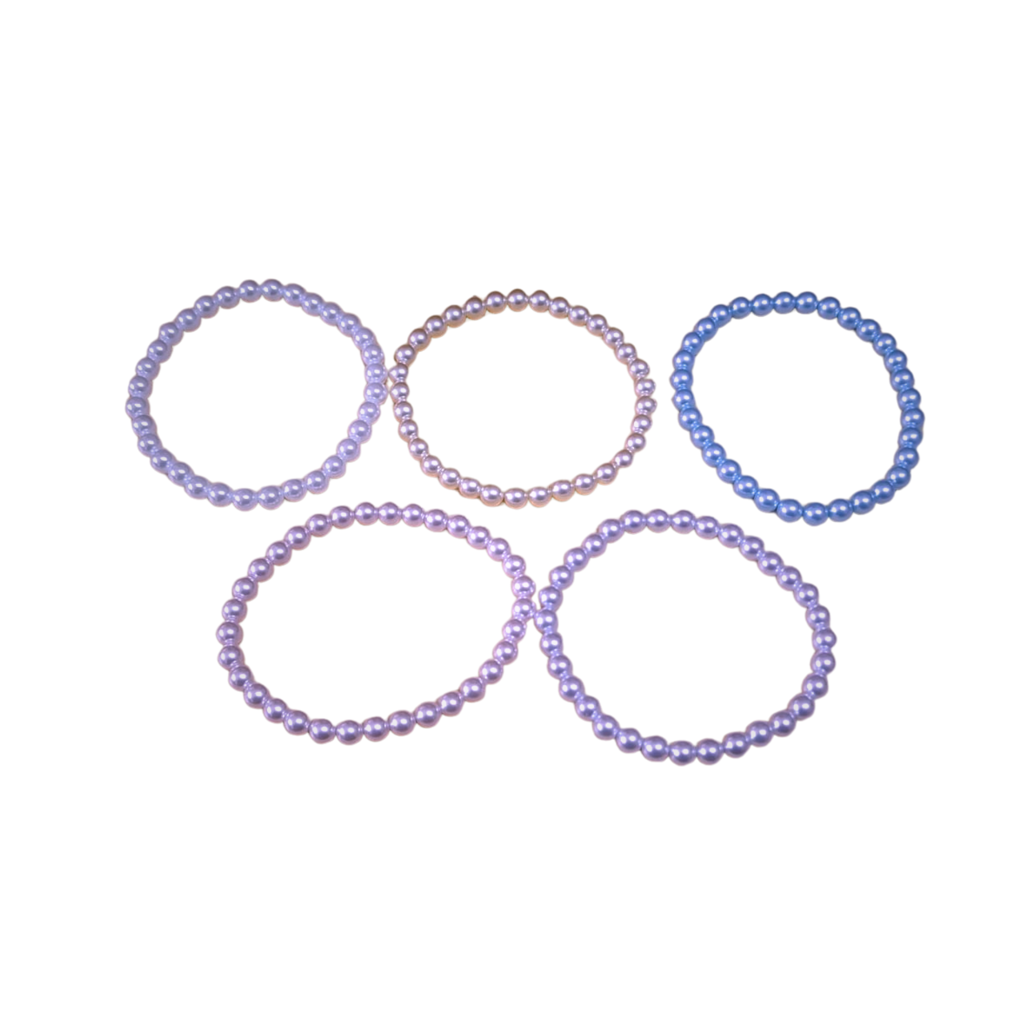 Assorted color Shell Pearl Bracelet, 6.2mm