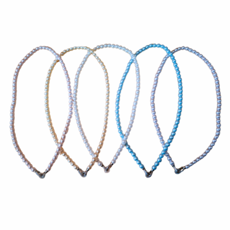 Assorted Shell Pearl Necklace, 6mm pearl, 44cm