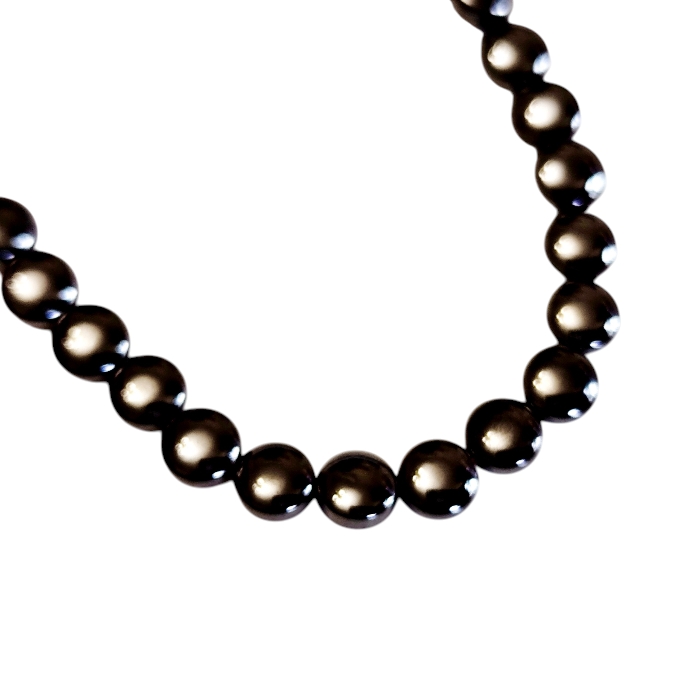 Genuine Hematite 6mm Coin/Disc Beads (40cm Strand) - Image 2