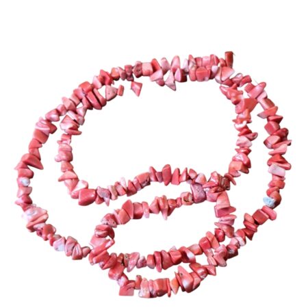 Salmon pink color Coral Chip string, 78cm