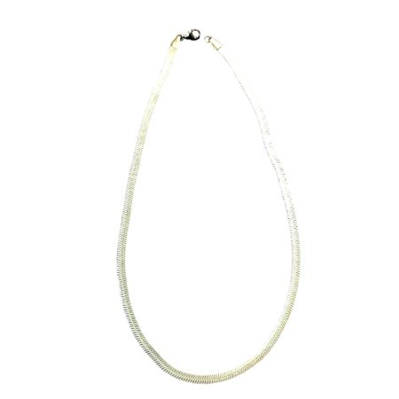 Gold color Blade Chain with lobster clasp, Stainless steel, 5mm wide, 45cm