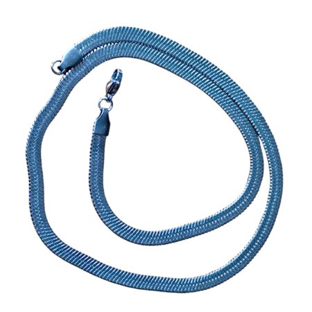 Blade Chain with lobster clasp, Stainless steel, 5mm wide, 45cm