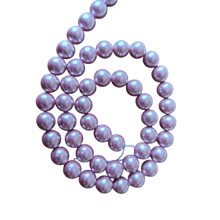 Assorted color Shell pearl bead string, 8-8.5mm, 40cm - Image 2