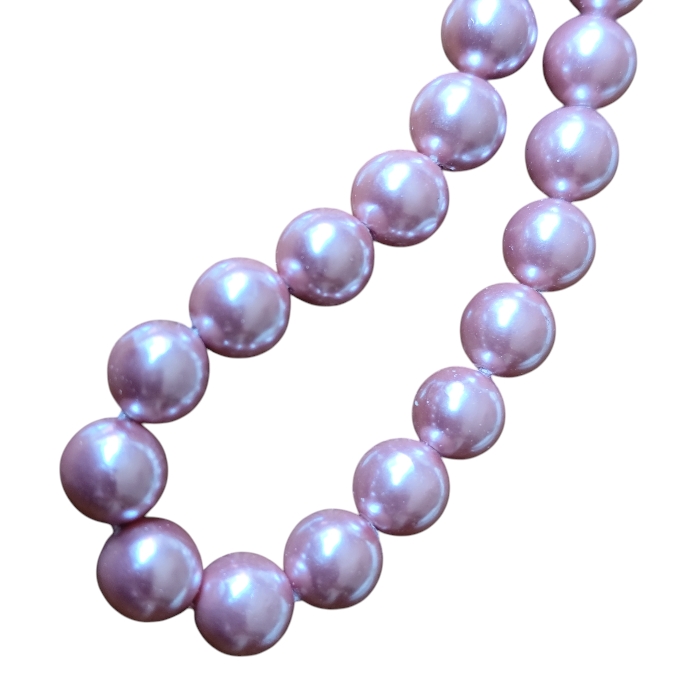 Assorted color Shell pearl bead string, 8-8.5mm, 40cm - Image 3