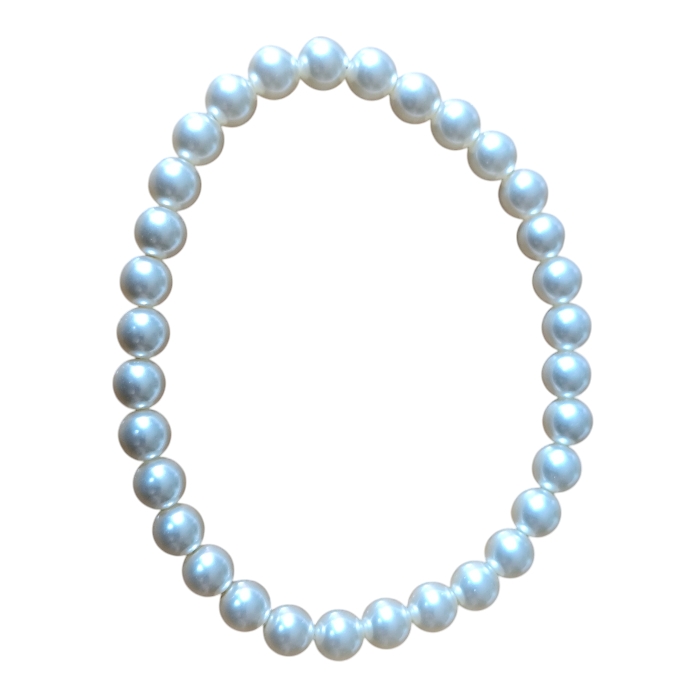 Assorted color Shell Pearl Bracelet, 6.2mm - Image 5