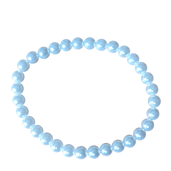 Assorted color Shell Pearl Bracelet, 6.2mm - Image 4