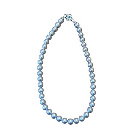 Grey Shell Pearl Necklace, 10mm pearl, 46.5cm