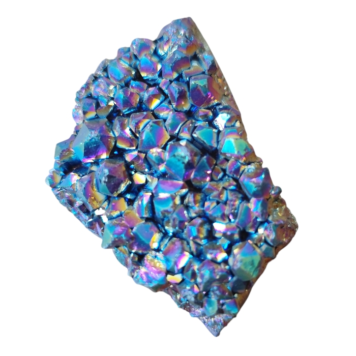 Aura Quartz crystal cluster, assorted sizes 20 x 30mm to 50 x 54mm