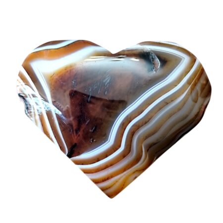 Assorted Agate heart, 54mm