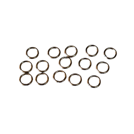 15 x Jumpring in stainless steel, 3.8mm diameter, 0.7mm thick