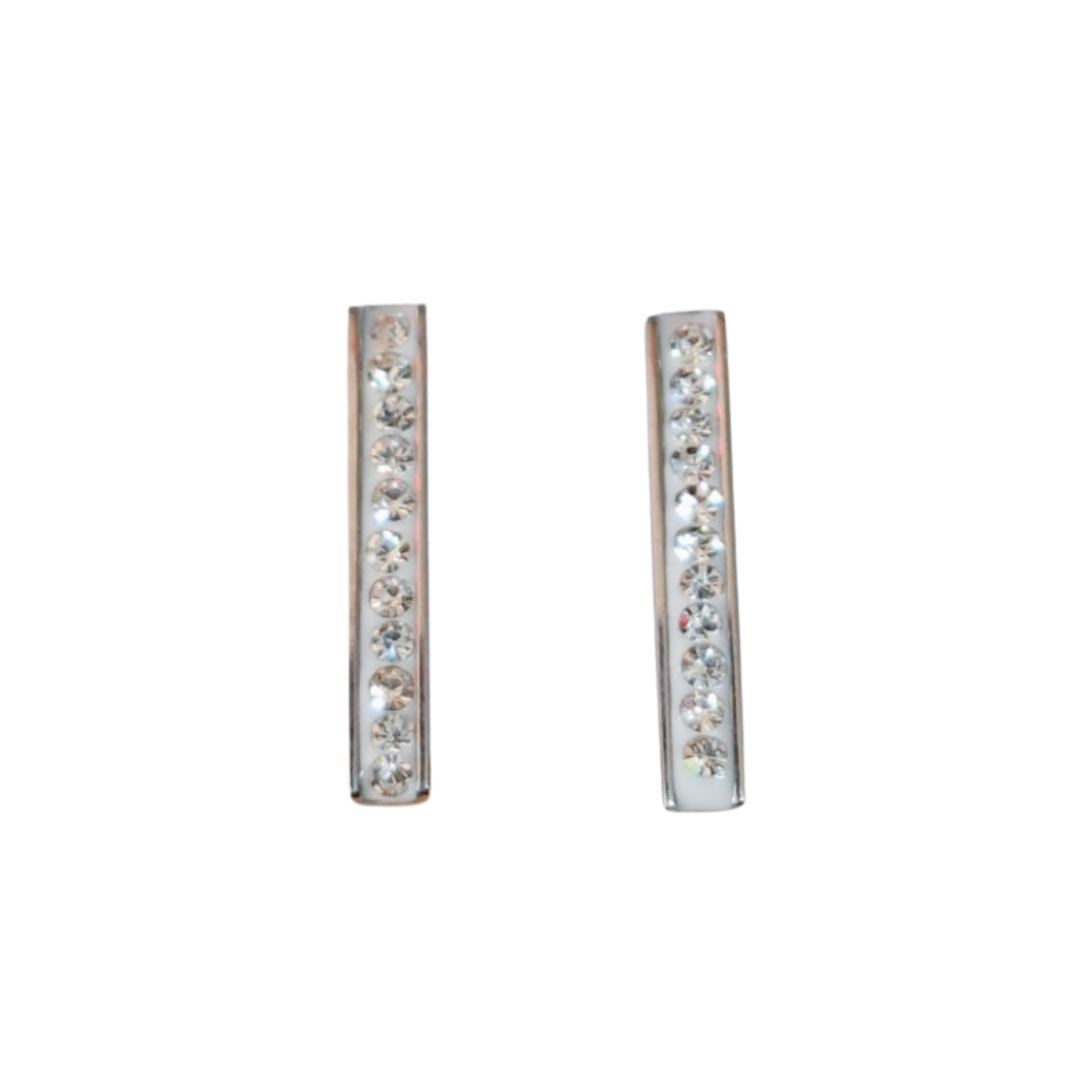 Rectangular hoop Stainless Steel Earrings, 17x12mm - Image 2