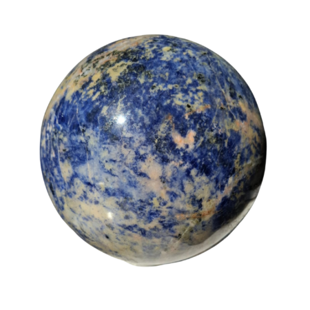 Sodalite Sphere, 15.2cm (Roughly the size of a small dessert plate)