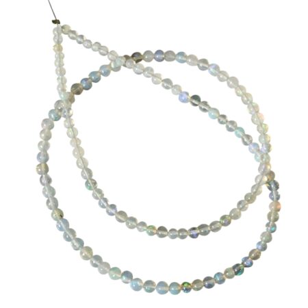 Euthopian Opal bead string, Round, 3.8-4mm, 40cm long strand