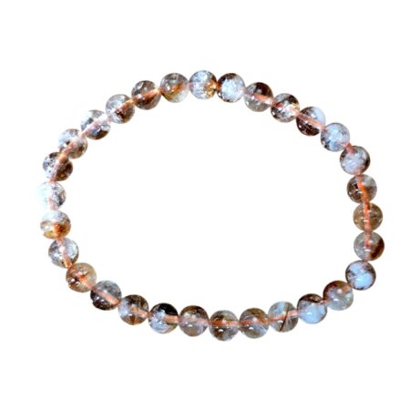 Citrine bracelet on stretchcord, 6-6.5mm
