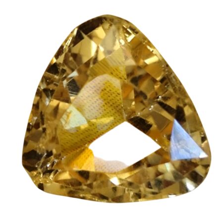 Open Trillion cut, 7.5ct Citrine